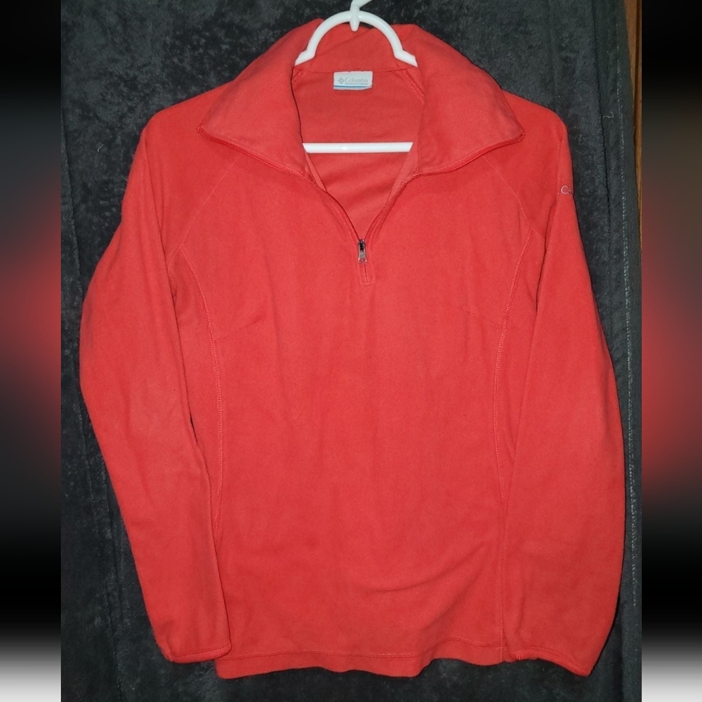 Small Pink Columbia 1/4 Zip